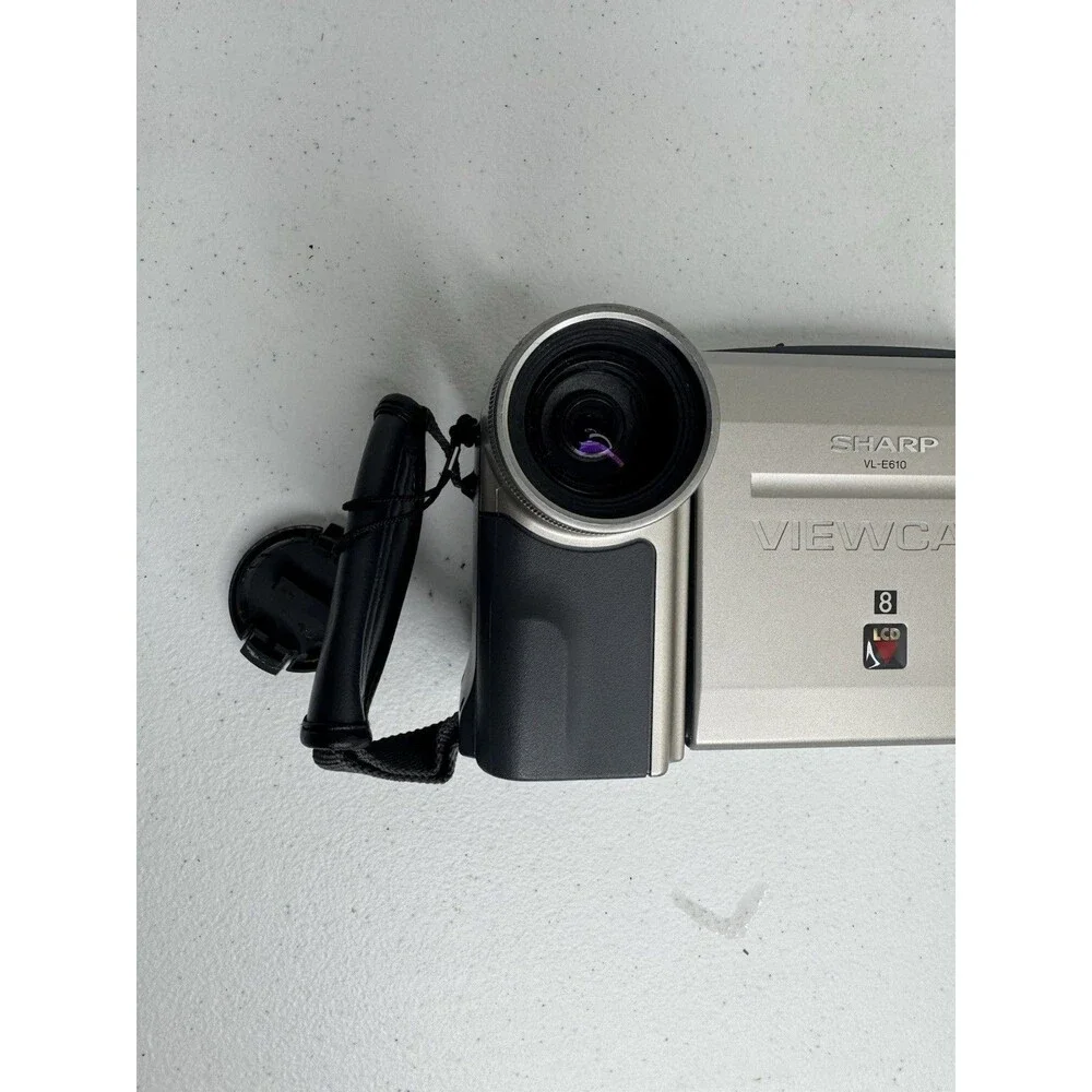 Sharp Viewcam VL-E760U Video Camera No Battery For Parts Or Repair Untested